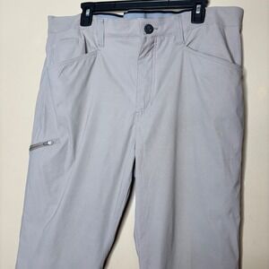 Orvis Mens Tech Pants Beige Size 38x32 Performance Outdoor